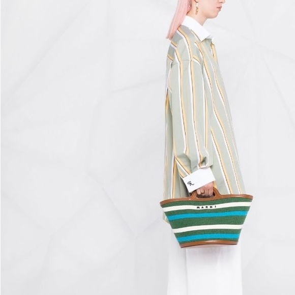 Marni Handbags - MARNI Striped Tote Bag